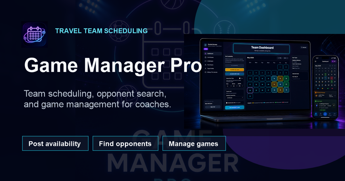 Sign In | Game Manager Pro